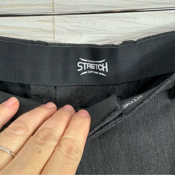 Daniel Hechter Paris Stretch Gray Dress Pants 36x32 - Picture 7 of 10